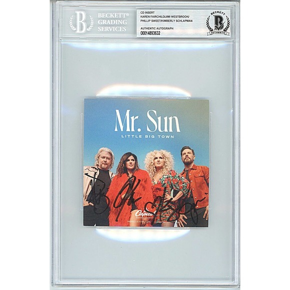 Little Big Town Karen Fairchild Autograph Mr Sun CD Beckett...